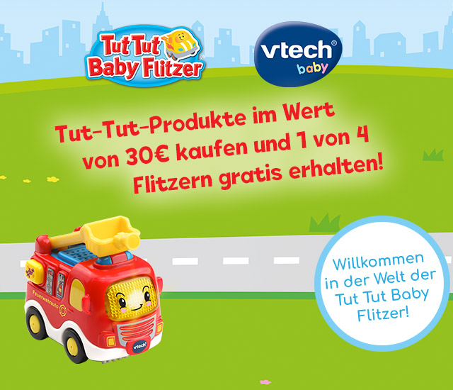 Tut Tut Baby Flitzer - Kleinkind 1-3 Jahre - VTech | Spielzeugautos & Fahrzeuge