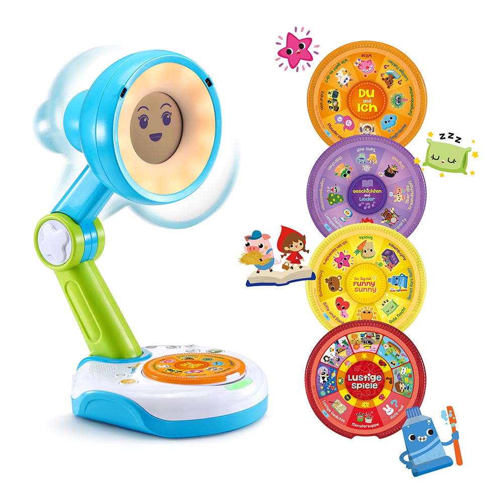 VTech - Funny sunny rose, interactive companion, stories and song